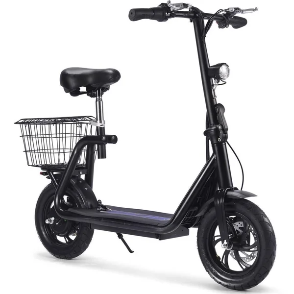 MotoTec Metro 350W 36V Lithium Electric Scooter, Black