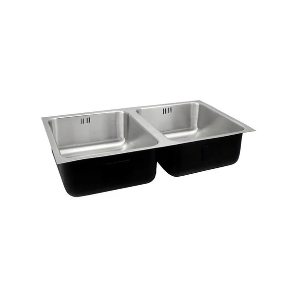 Just Manufacturing 48x22 x 18x22 Double Bowl Undermount Kitchen Sink