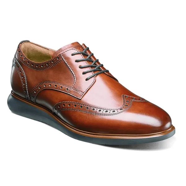 Florsheim Fuel Wingtip Oxford 11.5 Men's Cognac