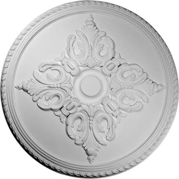 54 1/4x22OD x 2 7/8x22P Milton Ceiling Medallion (Fits Canopies Up to 10 1/2x22), Hand-Painted Cloud Burst Crackle