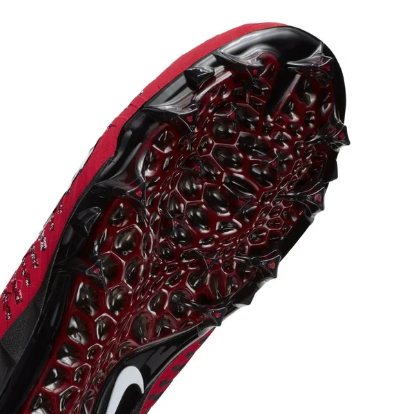 Nike Men's Alpha Menace Pro 2 Mid Football Cleats - Red