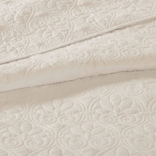 Madison Park Quebec Coverlet Mini Set, Ivory, Twin/XL