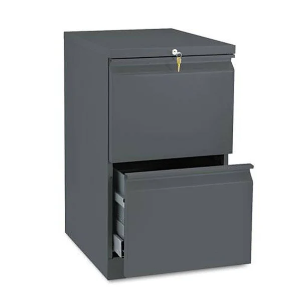 HON Brigade Mobile Pedestal, File/File, Charcoal, 19-7/8x22D