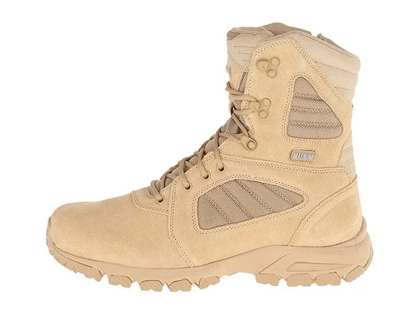 Magnum Response III 8.0 Side Zip Men's Work Boots Desert Tan : 11.5 D - Medium