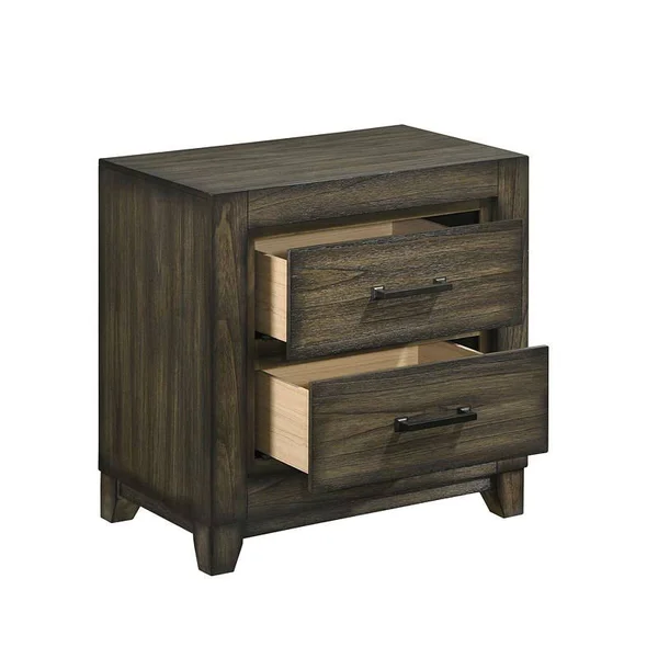 New Classic Furniture Ashland Rustic Brown Nightstand