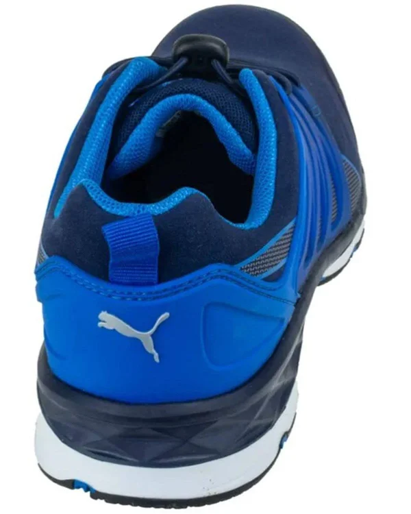 Men's Puma Safety Shoes Velocity Low 2.0 SD Work Shoe, Size: 7, Blue