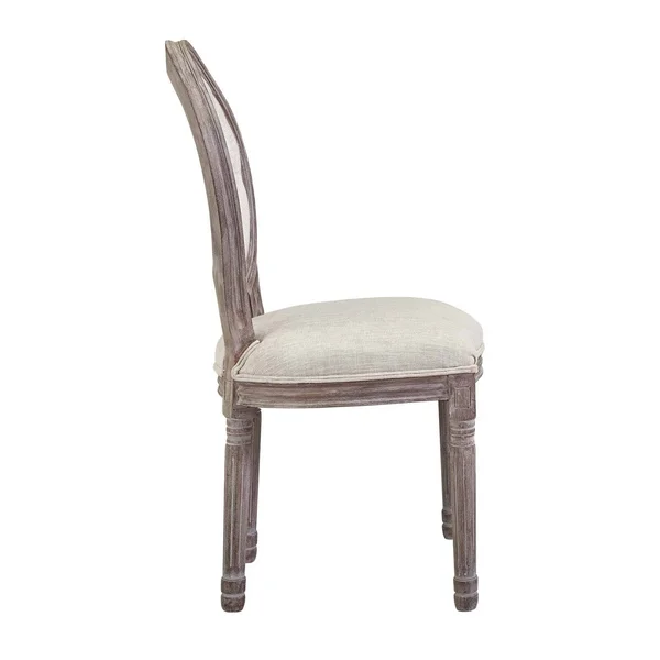Arise Beige Fabric/Wood Dining Side Chair by Modway