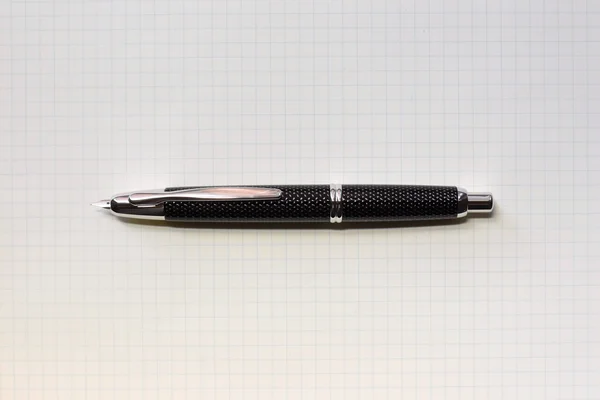 Pilot Vanishing Point Fountain Pen - Black Carbonesque, Stub NIB