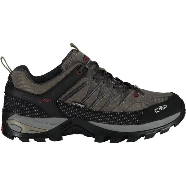 Cmp Rigel Low Waterproof Hiking Shoes Brown Black Grey - 47