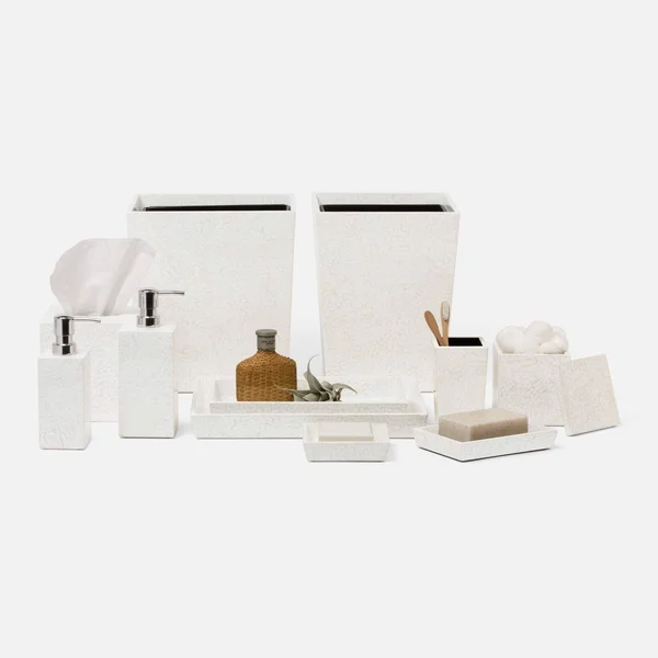 Pigeon & Poodle Callas Tissue Box - White