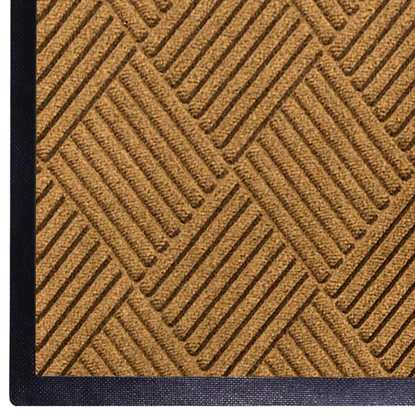 Waterhog Diamond - Commercial-Grade Entrance Mat with Rubber Border - Indoor/Outdoor, Quick Drying, Stain Resistant Door Mat (Go