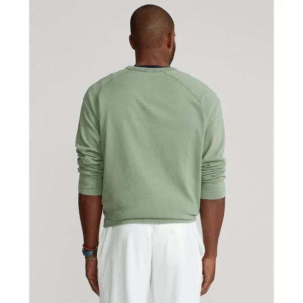 Ralph Lauren Men's Spa Terry Sweatshirt - Size 2x Big in Cargo Green