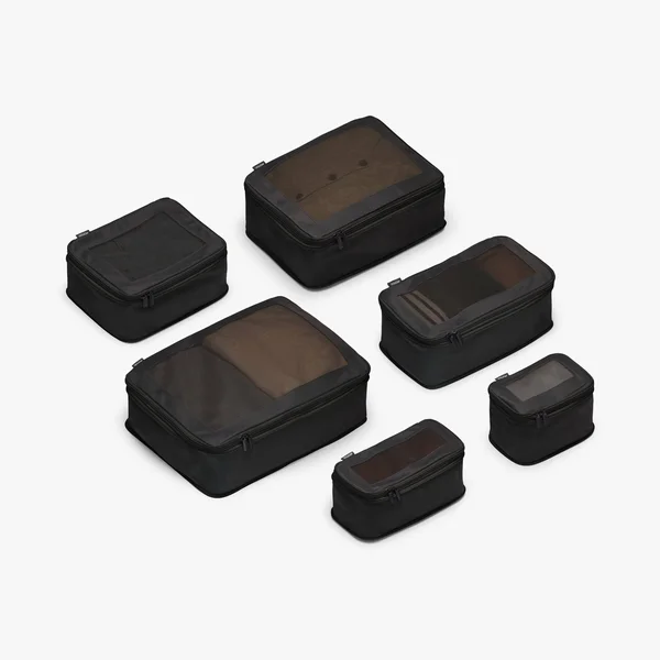 [DEV] Compressible Packing Cubes - Set of Six, Black by Monos