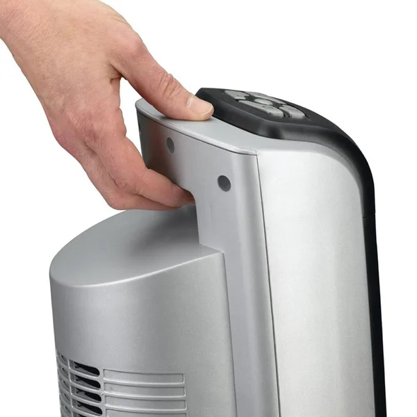 Lasko Electric Oscillating Ceramic 1500W Tower Heater, Silver