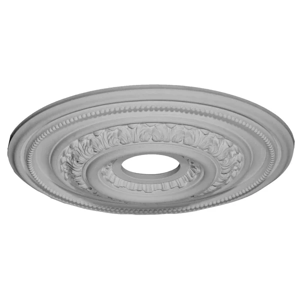 17 5/8x22OD x 3 5/8x22ID x 1 7/8x22P Orleans Ceiling Medallion (Fits Canopies Up to 4 5/8x22), Hand-Painted Gold