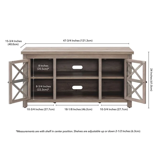 Henn & Hart TV0681 Colton White Oak TV Stand