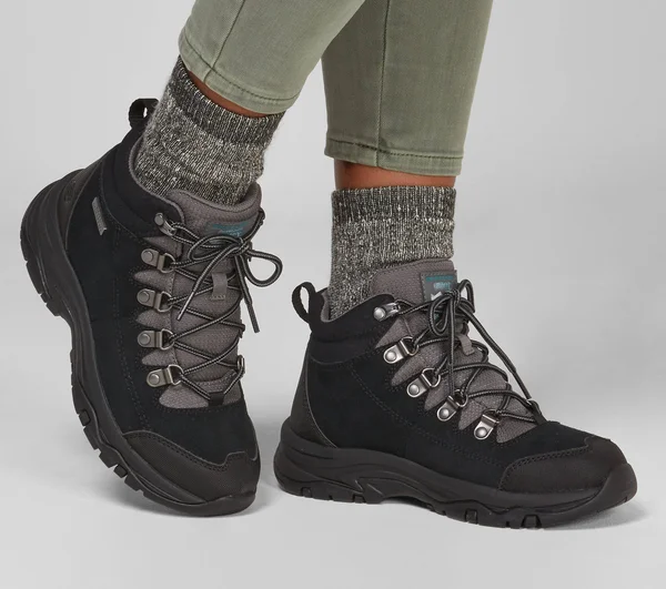 Skechers Relaxed Fit: Trego - El Capitan Boots, Black/Gray, 6.0