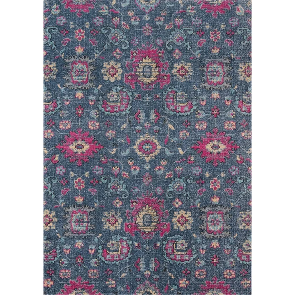 Momeni Jewel JW-01 Pink Rug - 2 ft 7 in x 7 ft 6 in Runner