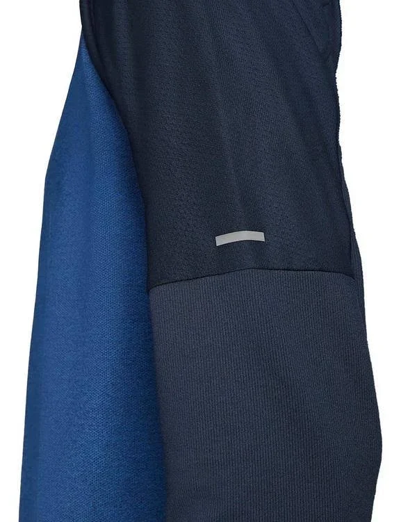 Nike Dri-Fit Men's 1/2-Zip Running Top in Blue - Size: Medium, CU6073-452
