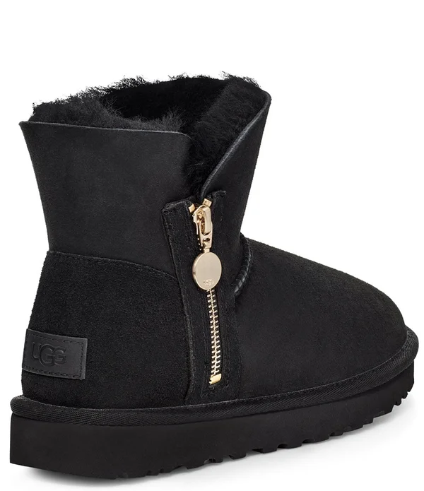 Ugg Women's Bailey Zip Mini Sheepskin 1112481 - 9 - Grey