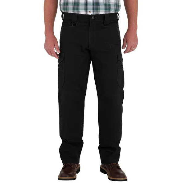 Noble Outfitters Men's FullFlexx HD Hammerdrill Canvas Cargo Pant 18426-019 - 38 inch 34 inch Black