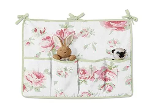 Sweet Jojo Designs Woodsy Coral, Mint and Grey Collection Window Panels, Set of 2