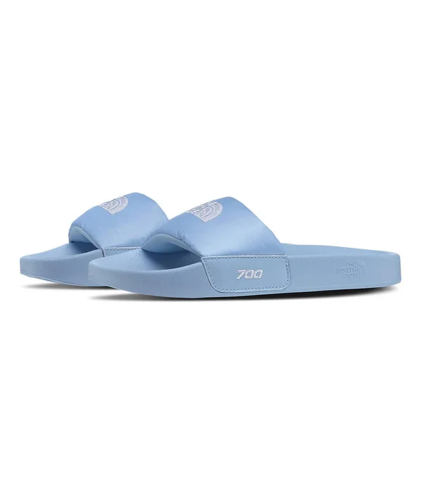 The North Face Women's Nuptse Slide - 6 - Angel Falls Blue - TNF White