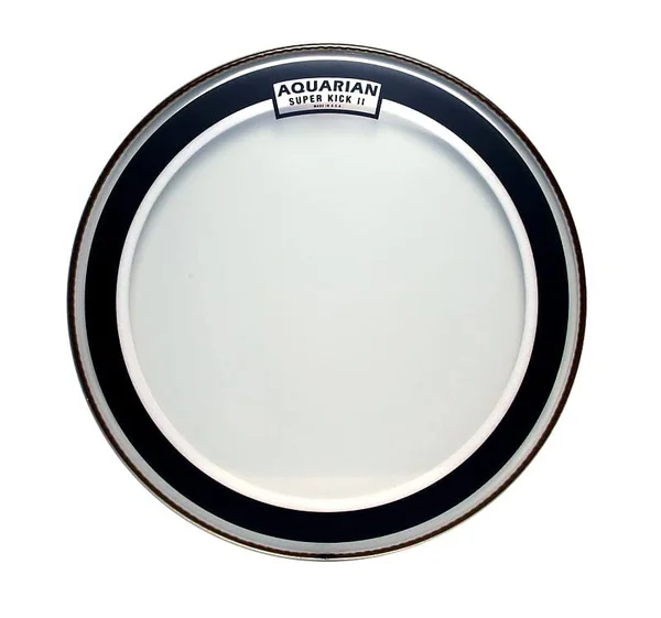 Aquarian 16x22 Superkick Double Ply with Tom Hoop SKII16T Clear