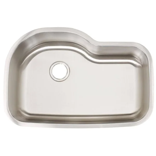 Artisan AR 3120D10-S Premium Collection 16-Gauge Undermount Single Basin Stainless Steel Kitchen Sink