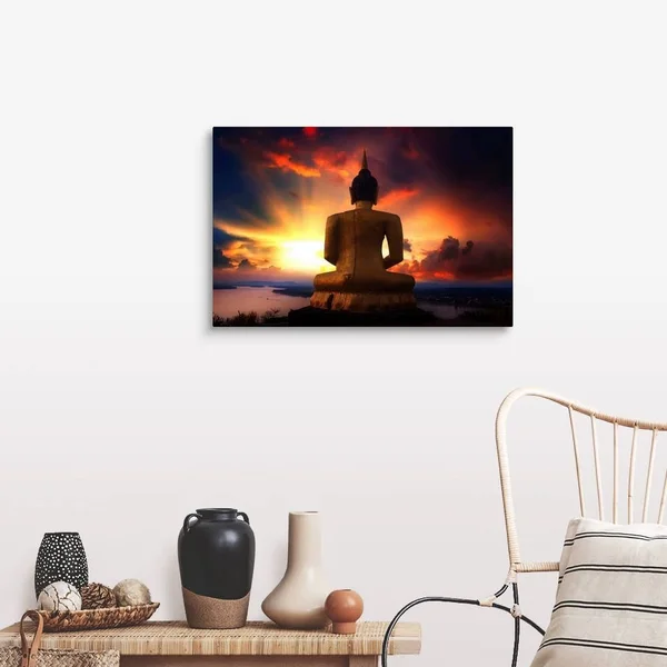 Buddha Call - Large Solid-Faced Canvas Wall Art Print, Great Big Canvas