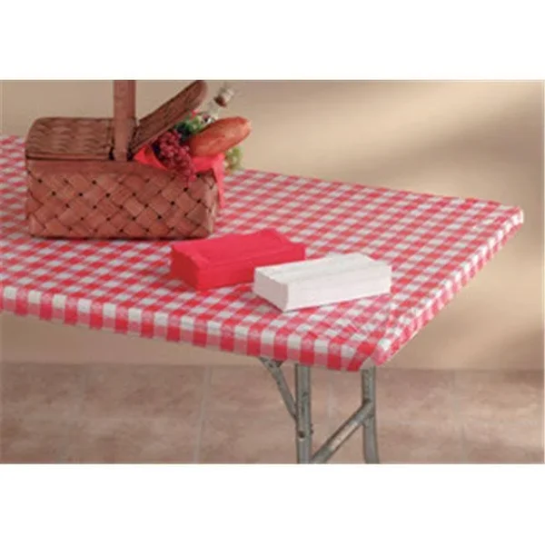 Kwik-Covers 2496-Rw 24 inch x 96 inch Kwik-Cover- Red Gingham
