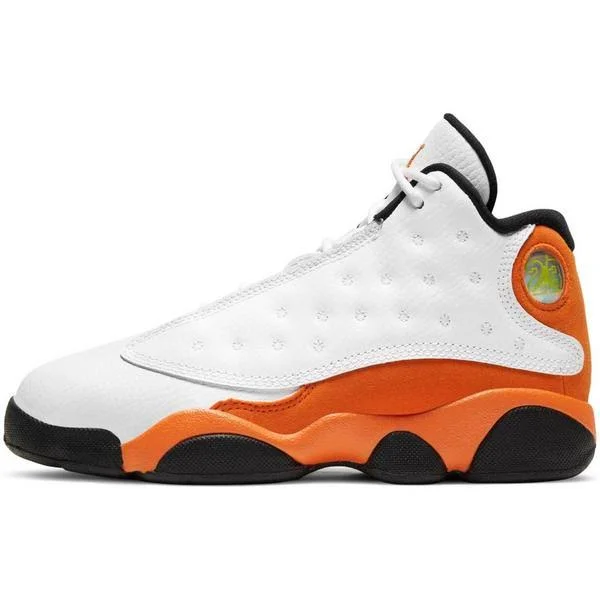 Jordan 13 Retro Starfish Preschool Kids& Shoes, White, Size: 1.5