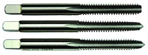 Morse Cutting Tools 32725 Straight Flute Hand Tap Sets, High-Speed Ste
