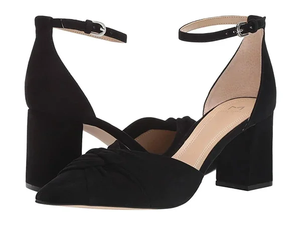 Marc Fisher LTD Ziya Suede Pump, 7, Black
