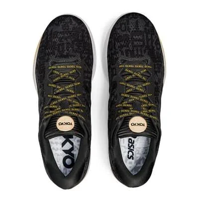 Asics GlideRide Running Shoes Black Yellow White - 43.5
