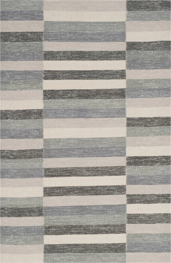 Safavieh Striped Kilim STK411C 5&0x22 x 8&0x22 Grey Area Rug