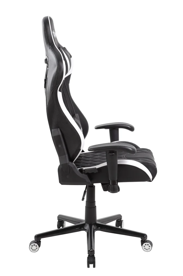 Techni Sport White Ergonomic High Back Video Gaming Chair