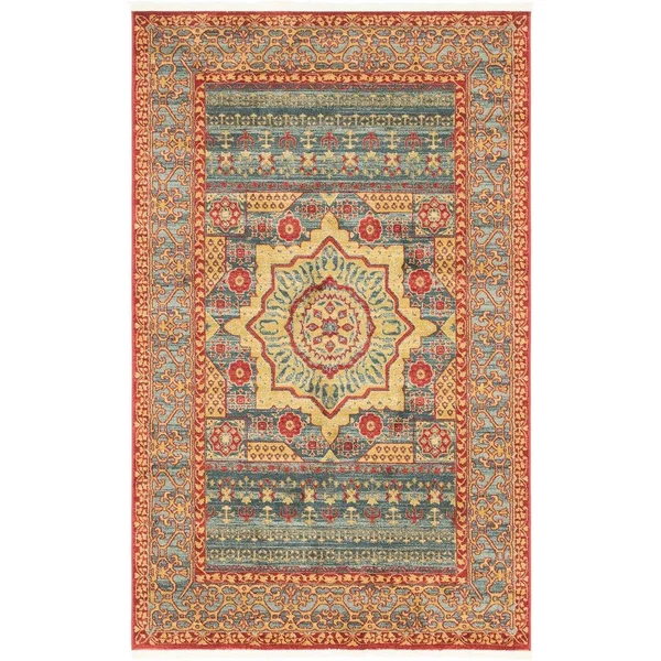 Unique Loom Quincy Palace Area Rug - 10& 6 x 16& 5 (Red)