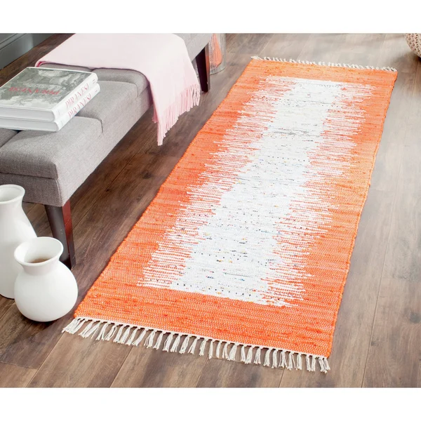 Safavieh Montauk MTK711G 2&3x22 x 9&0x22 Runner Ivory, Grey Area Rug