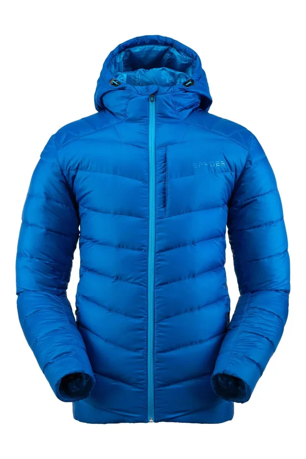 Spyder Men's Timeless Hoodie Down Jacket - Small - Old Glory