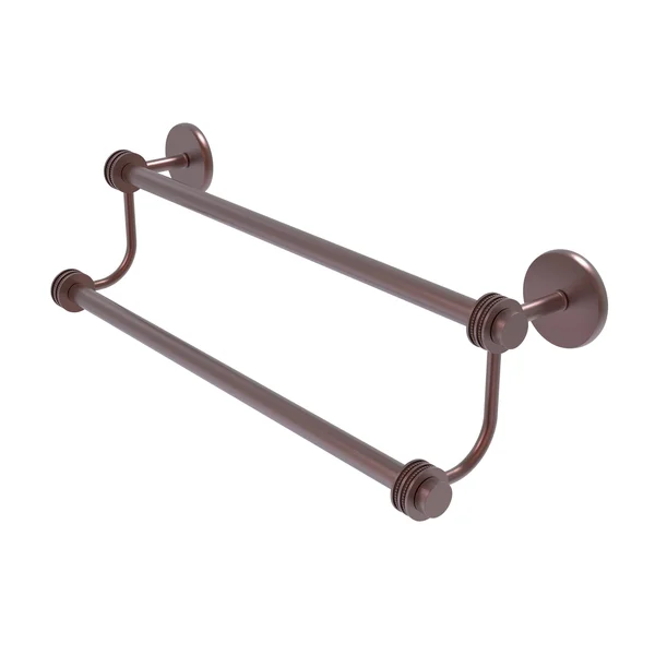 Allied Brass 7272D/36-CA 36 inch Double Towel Bar - Antique Copper