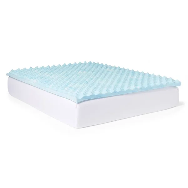 Slumber Solutions Gel Big Bump 3-Inch Memory Foam Mattress Topper with Cover (Full)