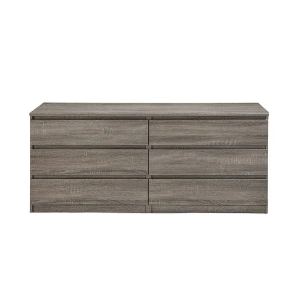 Tvilum Scottsdale 6 Drawer Double Dresser - Truffle
