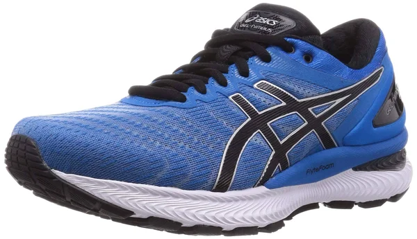 Asics Men's GEL-Nimbus 22 Running Shoes Directoire Blue/Black 8.5