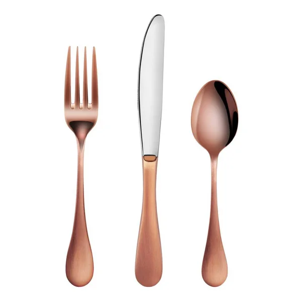 Artaste Rain 18/10 Stainless Steel Flatware 36-Piece Set - Antique Copper Finished, Service for 12