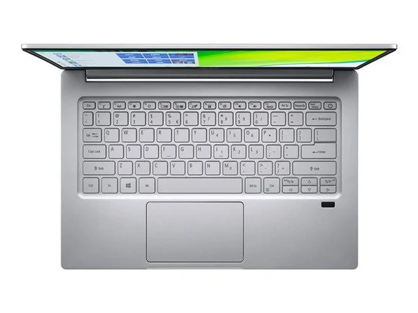 Acer Swift 3 Sf314-42-r0hp AMD Ryzen 5 4500u 2.3Ghz 256GB SSD 8GB BT Win10 Webcam Pure Silver Backlit Keyboard FP Reader
