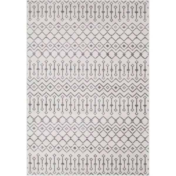Unique Loom Moroccan Trellis Red 9 ft. 10 in. x 13 ft. Area Rug