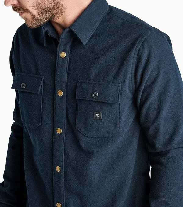Roark Revival Nordsman Flannel Shirt - Men's Burgundy - XXL