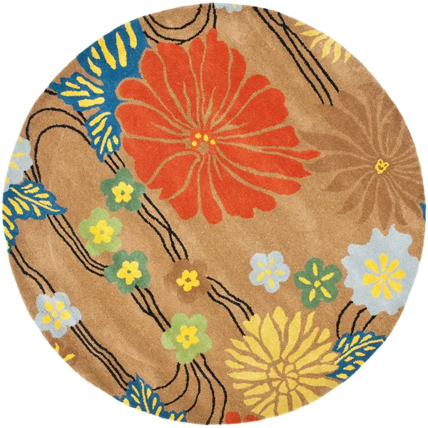 Safavieh Soho SOH738B 8&3x22 x 11&0x22 Blue - Multi Area Rug