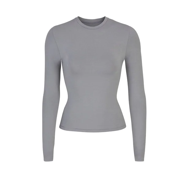 SKIMS Cotton Jersey Long Sleeve T-Shirt - Pacific - Size 4XL